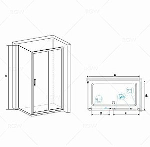 Душевая система RGW Shower Panels SP-6143-01 50140801-01 хром купить в интернет-магазине сантехники Sanbest