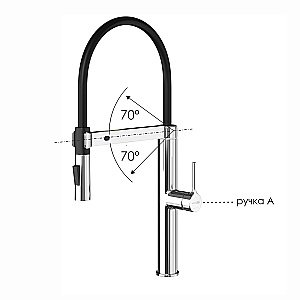 Смеситель для кухни WasserKraft A8817 сенсорный, хром купить в интернет-магазине сантехники Sanbest