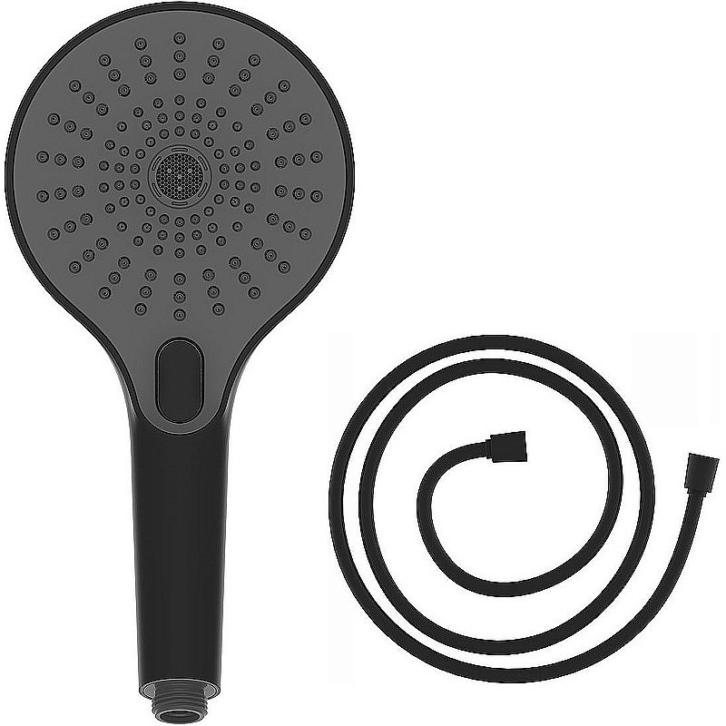 Душевая лейка Vincea Inspire VSHN-3I1HMB черная матовая купить в интернет-магазине сантехники Sanbest