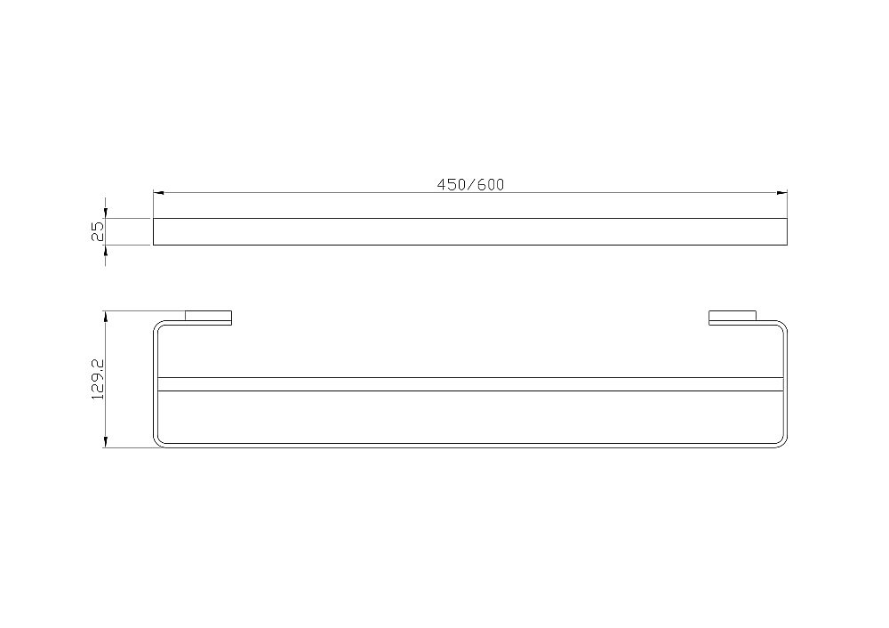 Полотенцедержатель двойной WONZON & WOGHAND LOTTE WW-8311A-BG брашированное золото купить в интернет-магазине сантехники Sanbest