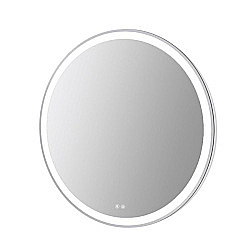 Зеркало Azario Юлия АZ-LED013025 хром глянцевый в ванную от интернет-магазине сантехники Sanbest
