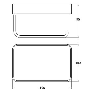 Держатель туалетной бумаги с полкой ARTWELLE REGEN 8336 купить в интернет-магазине сантехники Sanbest