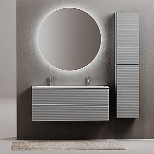 Тумба с раковиной Sancos Folk 120 FL120ES Ergraut soft для ванной в интернет-магазине Sanbest