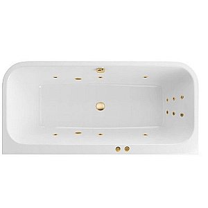 Ванна акриловая EXCELLENT Arana LINE WAEX.ARA18.LINE.GL 180x85 белая с гидромассажем купить в интернет-магазине Sanbest