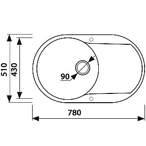 Мойка кухонная Kaiser KMM-7850 Beige бежевая купить в интернет-магазине сантехники Sanbest