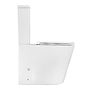 Унитаз напольный Azario Maro AZ-2125 белый, безободковый, с бачком, с крышкой микролифт купить в интернет-магазине Sanbest