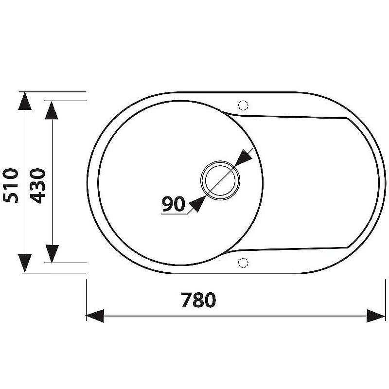 Мойка кухонная Kaiser KMM-7850 Beige бежевая купить в интернет-магазине сантехники Sanbest