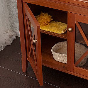 Тумба с раковиной Caprigo Napoli Promo 33613-B168 NP-80 80 старый орех для ванной в интернет-магазине Sanbest