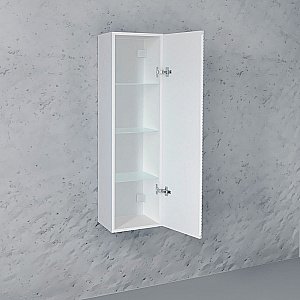 Пенал Jorno Stone 33 Stn.04.120/P/W/JR белый для ванной в интернет-магазине сантехники Sanbest