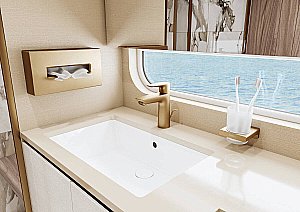 Стакан Hansgrohe AddStoris 41749140 бронза купить в интернет-магазине сантехники Sanbest