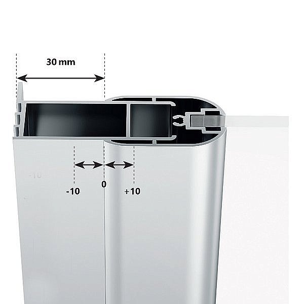 Душевой уголок Ravak Chrome CRV1+CPS 80х80 профиль блестящий хром/стекло прозрачное купить в интернет-магазине Sanbest