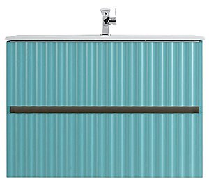 Тумба с раковиной Art&Max ELEGANT 100 свело-зеленая матовая для ванной в интернет-магазине Sanbest