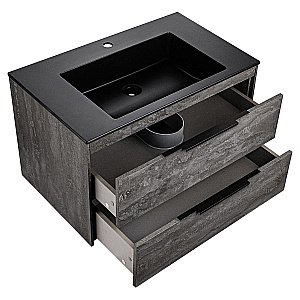 Тумба с раковиной Vincea Chiara 2D 800 G.Stone для ванной в интернет-магазине Sanbest