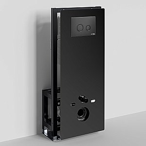 Инсталляция для унитаза WasserKraft Glan 66TLT.010.ME.BL.MB01 с черной матовой кнопкой купить в интернет-магазине сантехники Sanbest