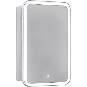 Зеркальный шкаф Jorno Modul 60 Mol.03.60/P/W/JR белое купить в интернет-магазине сантехники Sanbest