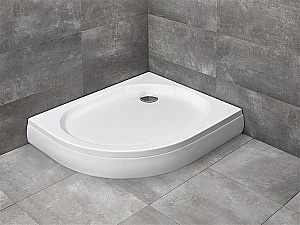 Душевой поддон Radaway Patmos E 4P81155-03R 80х100 белый правый купить в интернет-магазине сантехники Sanbest