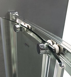 Душевой уголок Cezares Anima 100х100 ANIMA-R-2-100-C-Cr-IV стекло прозрачное/профиль хром купить в интернет-магазине Sanbest