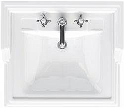 Раковина Burlington B15 3TH с тремя отверстиями под смеситель купить в интернет-магазине сантехники Sanbest