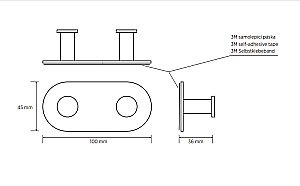 Крючок Bemeta Easy 163106375 нержавеющая сталь матовая купить в интернет-магазине сантехники Sanbest