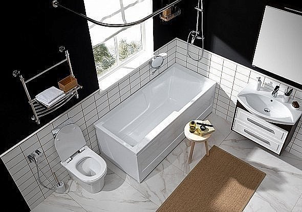 Акриловая ванна Aquanet Taurus 170x75 к/с87 купить в интернет-магазине Sanbest