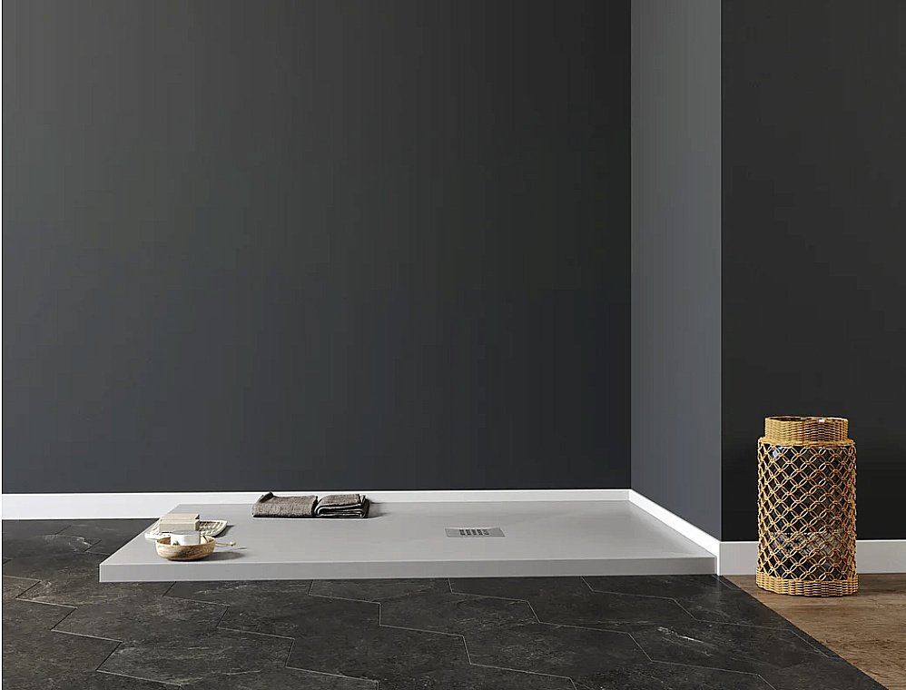 Душевой поддон Aquanet Pleasure 140х80 серый купить в интернет-магазине Sanbest