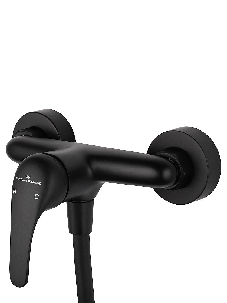 Смеситель для душа WONZON & WOGHAND, Черный матовый (WW-4540-MB) купить в интернет-магазине сантехники Sanbest