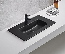 Раковина Gid Integrado 81 Bm9080s 72209 черная матовая купить в интернет-магазине Sanbest