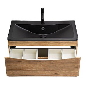 Тумба с раковиной BelBagno ACQUA 100 подвесная Rovere Rustico для ванной в интернет-магазине Sanbest