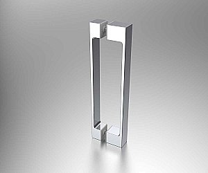 Душевая дверь Vincea Alpha VDS-3AL140CLGM 140 стекло прозрачное/профиль вороненая сталь купить в интернет-магазине Sanbest