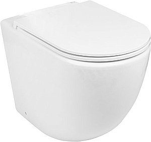 Комплект унитаза WeltWasser AMBERG 404 + MERZBACH 002 GL-WT + AMBERG RD-CR кнопка хром купить в интернет-магазине Sanbest