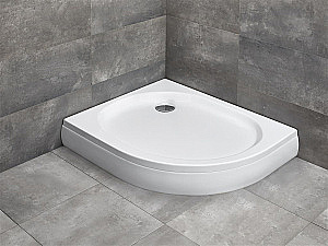 Душевой поддон Radaway Patmos E 4P81155-03L 80х100 белый левый купить в интернет-магазине сантехники Sanbest
