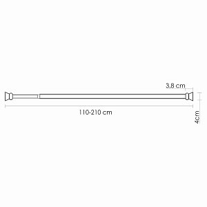 Карниз для ванной WasserKRAFT Elbe SC-721121 купить в интернет-магазине сантехники Sanbest