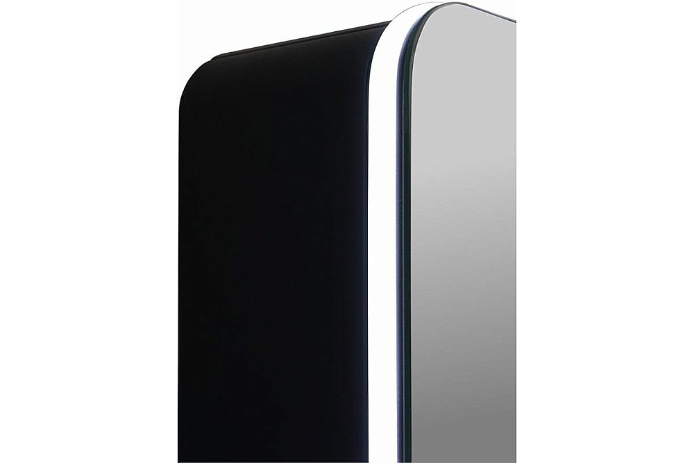 Зеркальный шкаф ART&MAX Lecce 56 черный купить в интернет-магазине сантехники Sanbest