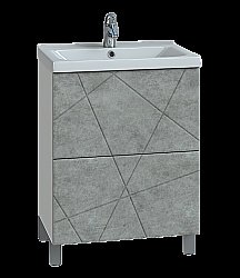 Тумба для раковины VIGO  Geometry tn.GEO.FOS.50.2Y бетон купить в интернет-магазине сантехники Sanbest