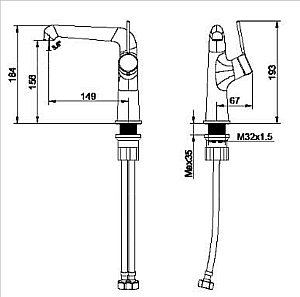 Cмеситель для раковины Creavit FLOW FL1500 хром купить в интернет-магазине сантехники Sanbest