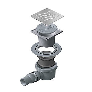 Душевой трап PESTAN Confluo Standard Tide 1 15x15 без рамки купить в интернет-магазине Sanbest