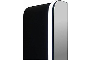 Зеркальный шкаф ART&MAX Lecce 56 черный купить в интернет-магазине сантехники Sanbest