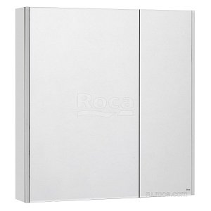 Зеркальный шкаф Roca UP ZRU9303017 80 белый глянец в ванную от интернет-магазине сантехники Sanbest