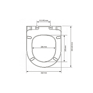 Унитаз WasserKraft Vils 56TLT.010.ME.BN01.H002 белый глянцевый, с крышкой микролифт, с инсталляцией, безободковый купить в интернет-магазине Sanbest