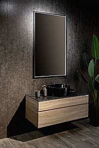 Зеркало с подсветкой ART&MAX AVERSA AM-Ave-600-800-DS-F в ванную от интернет-магазине сантехники Sanbest