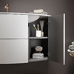 Тумба с раковиной Cezares Eden 121 Bianco lucido для ванной в интернет-магазине Sanbest