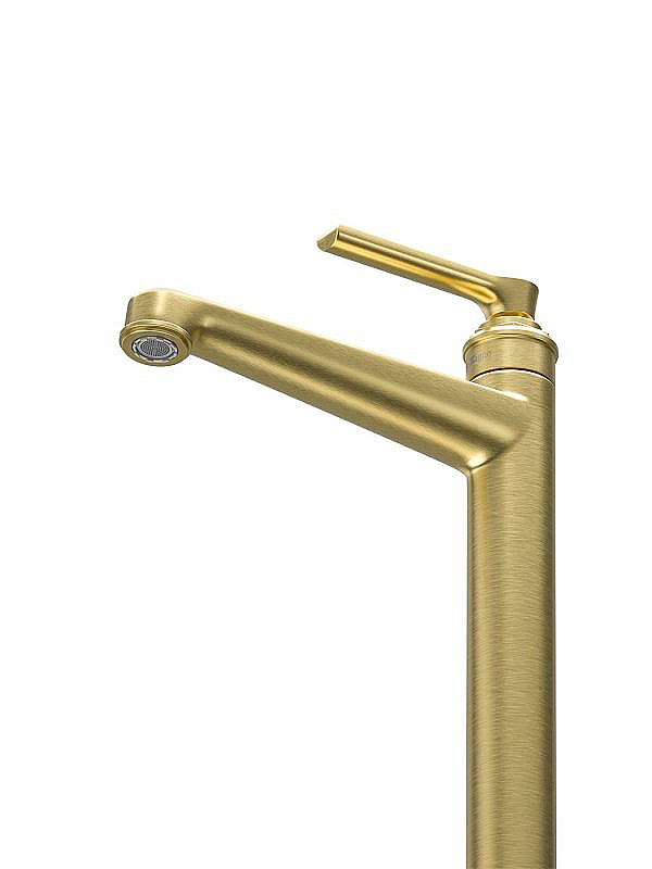 Смеситель для раковины Belbagno BOHEME BOHEME-LMC-BORO-W0 без донного клапана, брашированное золото купить в интернет-магазине сантехники Sanbest
