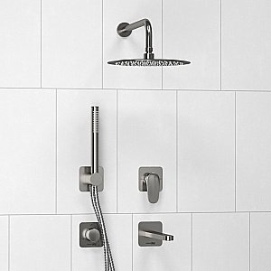 Душевая система WasserKRAFT Spree 1400 SET2841 никель купить в интернет-магазине сантехники Sanbest