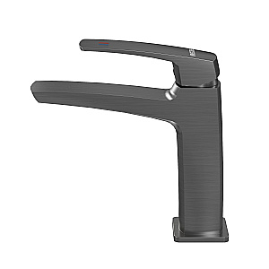 Смеситель для раковины Grossman Mercury 510.K35.10.420 графит сатиновый купить в интернет-магазине сантехники Sanbest