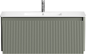 Тумба с раковиной и столешницей Allen Brau Gravity 120 1.370019.CGM олива матовая для ванной в интернет-магазине Sanbest