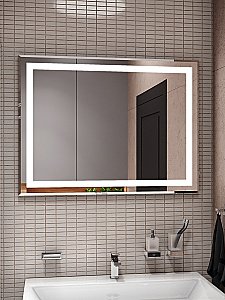 Зеркало Континент Торрес Люкс ЗЛП158 80x60 в ванную от интернет-магазине сантехники Sanbest