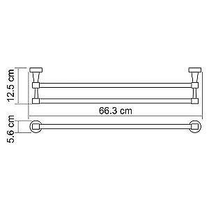 Полотенцедержатель WasserKRAFT Isen К-4040 купить в интернет-магазине сантехники Sanbest