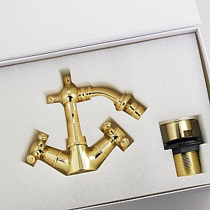 Смеситель для биде Migliore Prestige 31625 золото купить в интернет-магазине сантехники Sanbest