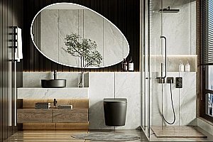 Унитаз подвесной Abber Bequem AC1102TMB черный матовый, с крышкой микролифт, безободковый, слив-торнадо купить в интернет-магазине Sanbest