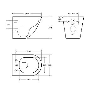 Унитаз подвесной BelBagno SFERA-TOR BB046CH-TOR белый, безободковый, слив-торнадо купить в интернет-магазине Sanbest